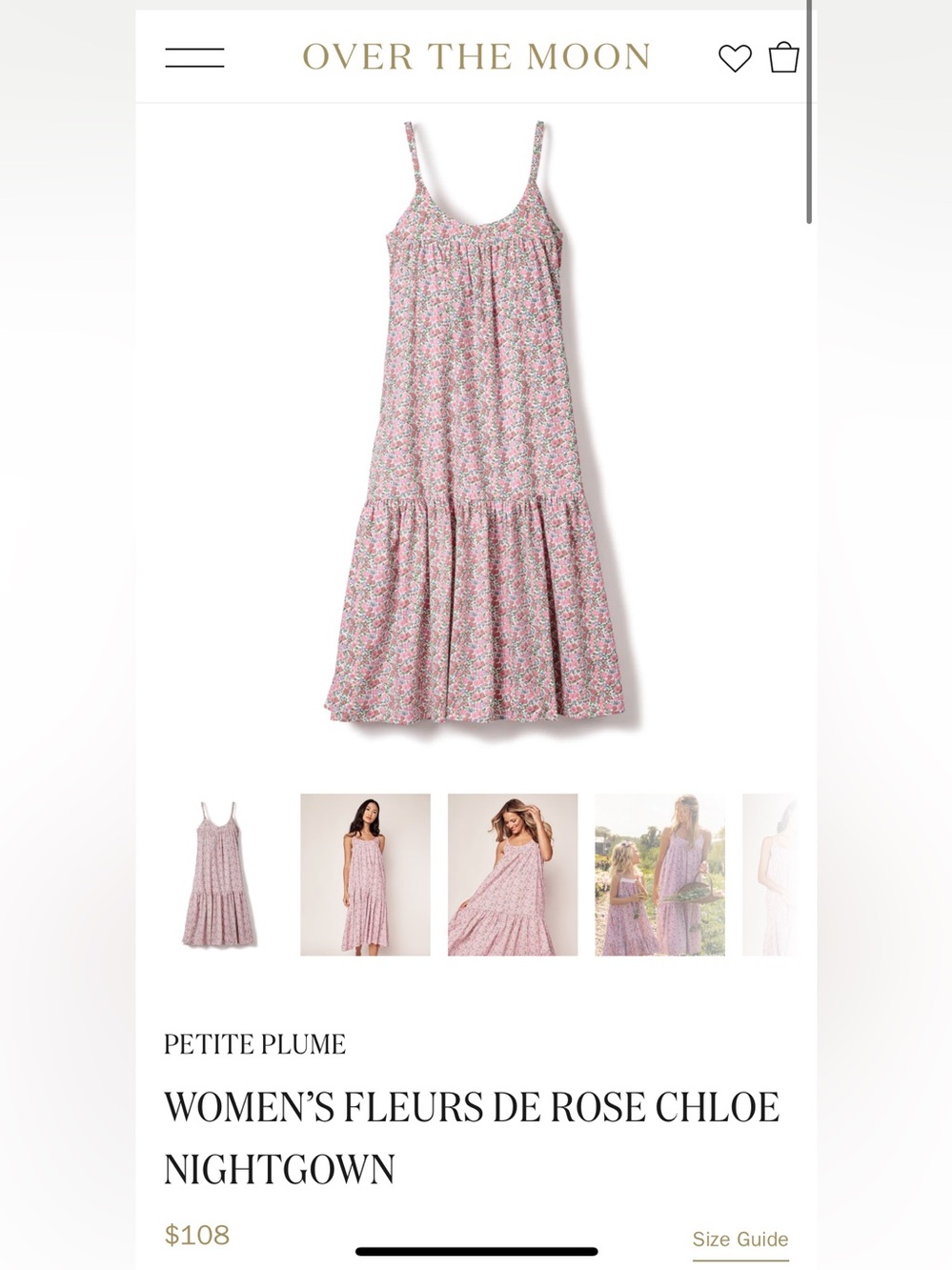 Petite plume Floral Tiered house dress